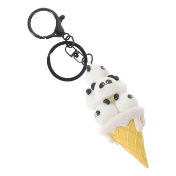 Ice Cream Keychain Kawaii Zvierat Prívesok Dekorácie Krúžok Páry Darčeky pre Neho a Jej Auto