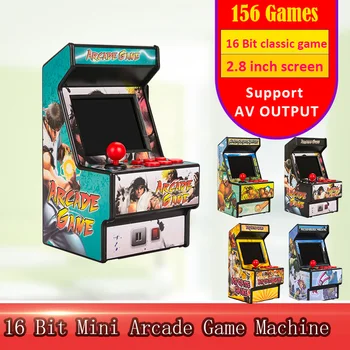Mini Arcade Prenosné hracie Konzoly 2.8 Palcový Displej Postavený v 156 Retro Hry 16 Bit Prenosné Video Herné Konzoly Pre Sega AV Výstup