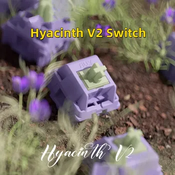 【Na Sklade] vyzýva Nové KTT Hyacint V2 (10-Pack) Lineárne Prepínač Nylon Päť Pinov Prepínač Pre Mechanické Alebo Herné Klávesnice