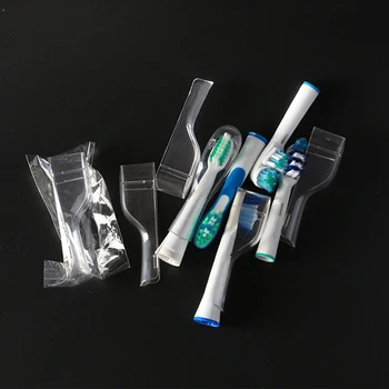 4 Ks Cestovné Elektrické zubné Kefky, Dlhé Hlavy Kryt pre Oral B zubná Kefka Ochranné Kryty Hygienické Plastové Ochranné Spp Prípade