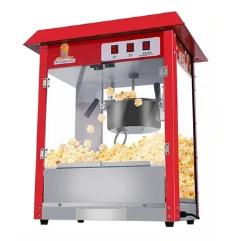 Popcorn stroj komerčné stánky s nové elektrické bud popcorn snack puffing stroj stroj na popcorn